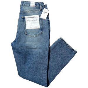 Good American, Good Classic Jean in Indigo046, Size 6